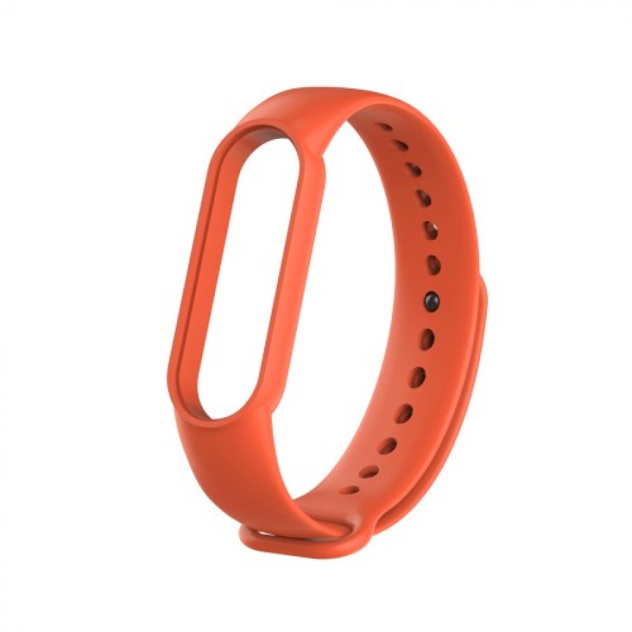Silicone Λουράκι Xiaomi Mi Band 5 - Orange OEM